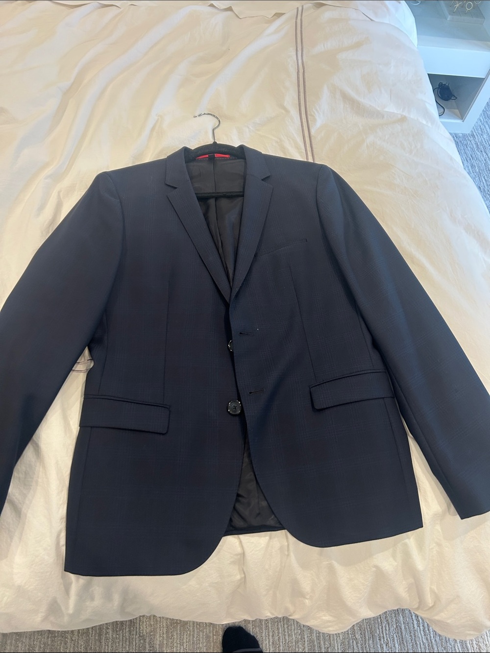 HUGO Boss Men's Dark Navy Single-Breasted Blazer - 38R